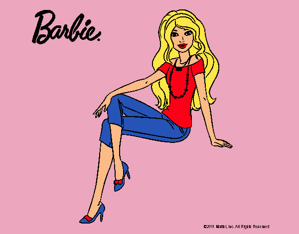 Dibujo Barbie moderna pintado por Lin187