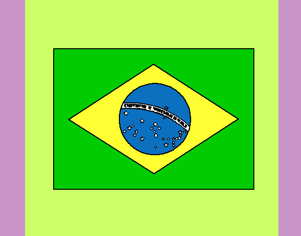Dibujo Brasil pintado por sodita02