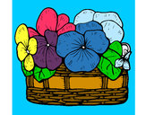 Dibujo Cesta de flores 12 pintado por carmencia 