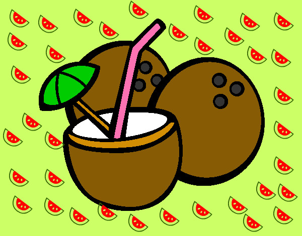 cóctel  de coco 