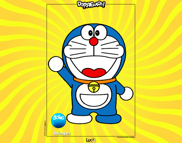 Dibujo Doraemon pintado por JESUSSS