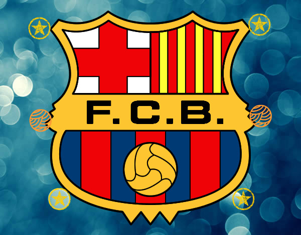el escudo del barcelona.f.c.b