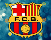 Dibujo Escudo del F.C. Barcelona pintado por Alvaro2006