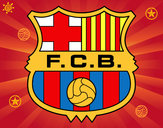 Dibujo Escudo del F.C. Barcelona pintado por jorge133