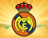 Dibujo Escudo del Real Madrid C.F. pintado por carmencia 