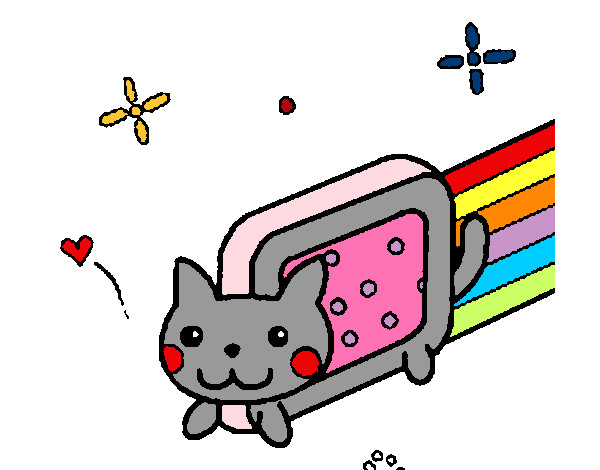 Dibujo Gato de fantasía pintado por Marialyx3