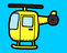 Dibujo de Helicópteros para colorear
