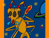 Dibujo Hormiga alienigena pintado por yuriel