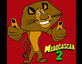 Dibujo Madagascar 2 Alex pintado por Meretseger
