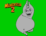 Dibujo Madagascar 2 Gloria pintado por florcita02