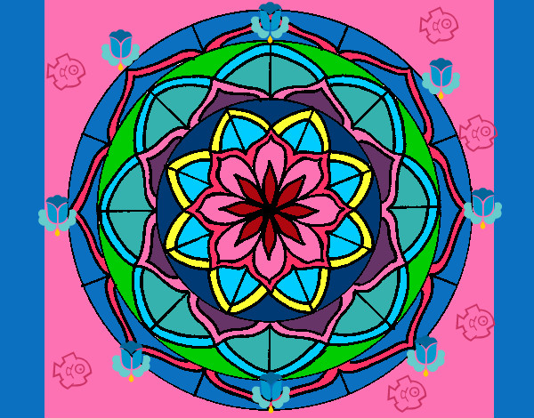 Dibujo Mandala 6 pintado por noelia172