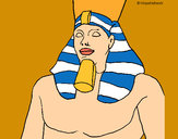 Dibujo Ramsés II pintado por florcita02