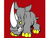 Dibujo Rinoceronte II pintado por noel38