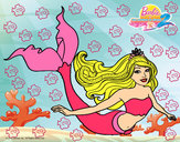 Dibujo Sirena contenta pintado por arletitta