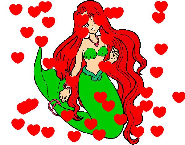 Dibujo Sirenita pintado por arletitta