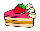 Dibujo Tarta de fresas pintado por exa-xula