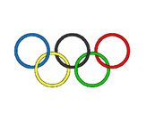 Dibujo Anillas de los juegos olimpícos pintado por antonia11