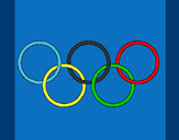 Dibujo Anillas de los juegos olimpícos pintado por EmBaTo