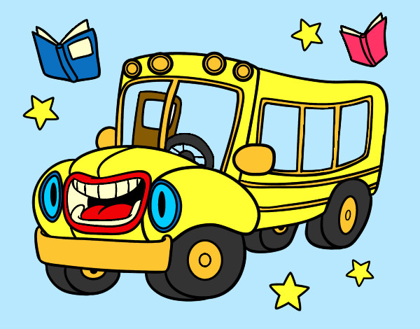 Dibujo Autobús animado pintado por carliitaa