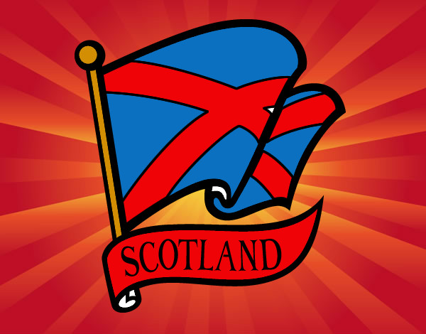 Dibujo Bandera de Escocia pintado por nickevin