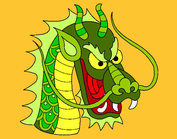 dragón enojado