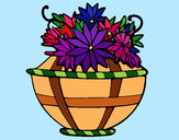 Dibujo Cesta de flores 11 pintado por yuerina