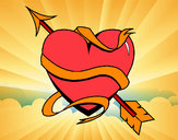 Dibujo Corazón con flecha III pintado por dianapg