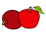 Dibujo Dos manzanas pintado por Yunuen_M