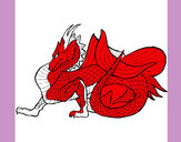 Dibujo Dragón de mar pintado por geju