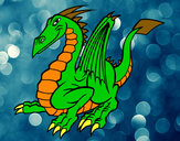 Dibujo Dragón elegante pintado por DANEDI2106