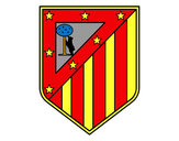 Dibujo Escudo del Club Atlético de Madrid pintado por matiasflow