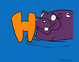 Dibujo Hipopótamo 1 pintado por Fernando6