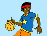 Dibujo Jugador de básquet junior pintado por BrunoMaga