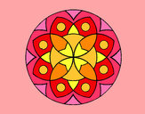 Dibujo Mandala 13 pintado por maravilla