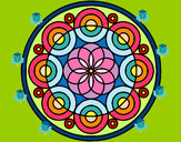 Dibujo Mandala 35 pintado por tnorelis