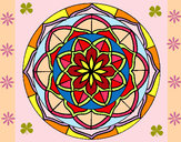 Dibujo Mandala 6 pintado por tnorelis