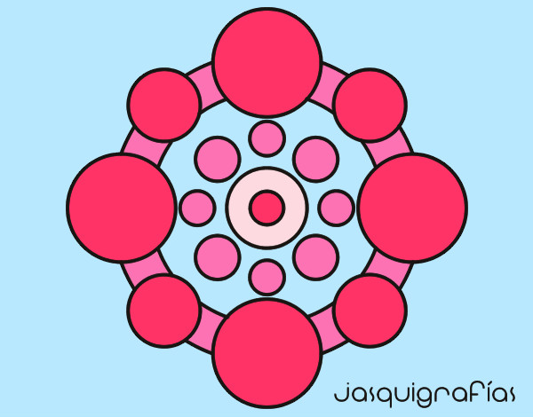 mandala fucsia