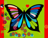 Dibujo Mariposa 19 pintado por LULIMA