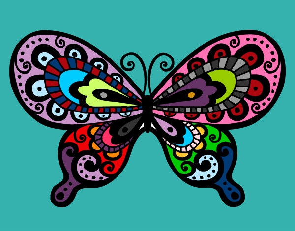 Dibujo Mariposa bonita pintado por diego2003
