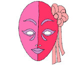 Dibujo Máscara italiana pintado por princesa84