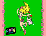 Dibujo Polly Pocket 14 pintado por mikili09