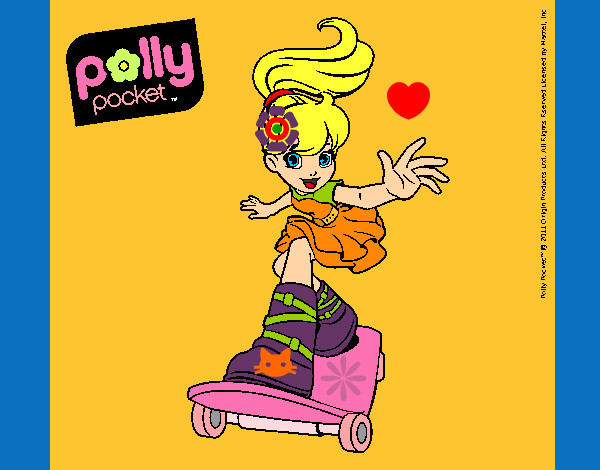 Dibujo Polly Pocket 7 pintado por maravilla