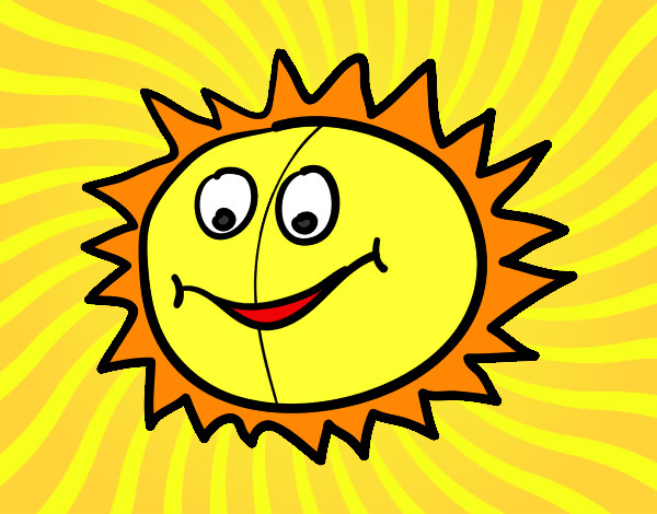 Dibujo Sol feliz pintado por exa-xula