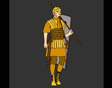 Dibujo Soldado romano pintado por Meretseger