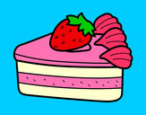 Dibujo Tarta de fresas pintado por davitd