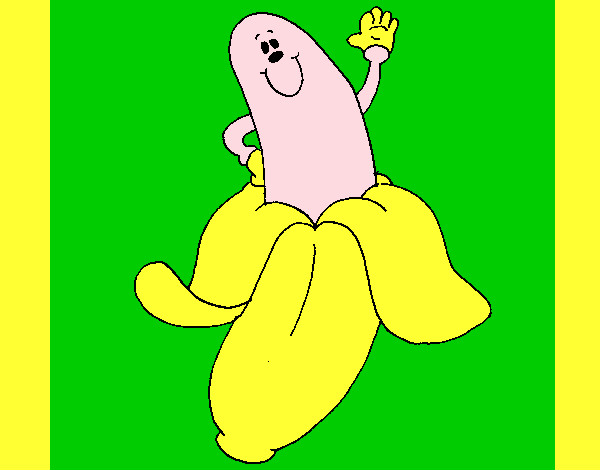 Dibujo Banana pintado por ALOOO