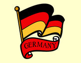 Dibujo Bandera de Alemania pintado por ivanya