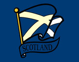 Dibujo Bandera de Escocia pintado por ivanya