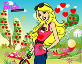 Dibujo Barbie casual pintado por vickylindy