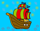 Dibujo Barco de corsarios pintado por jon171184